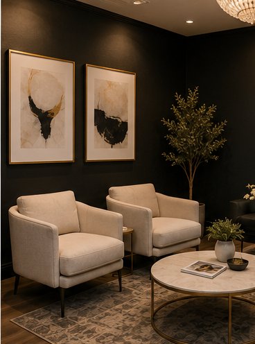 The Marin Dental lounge